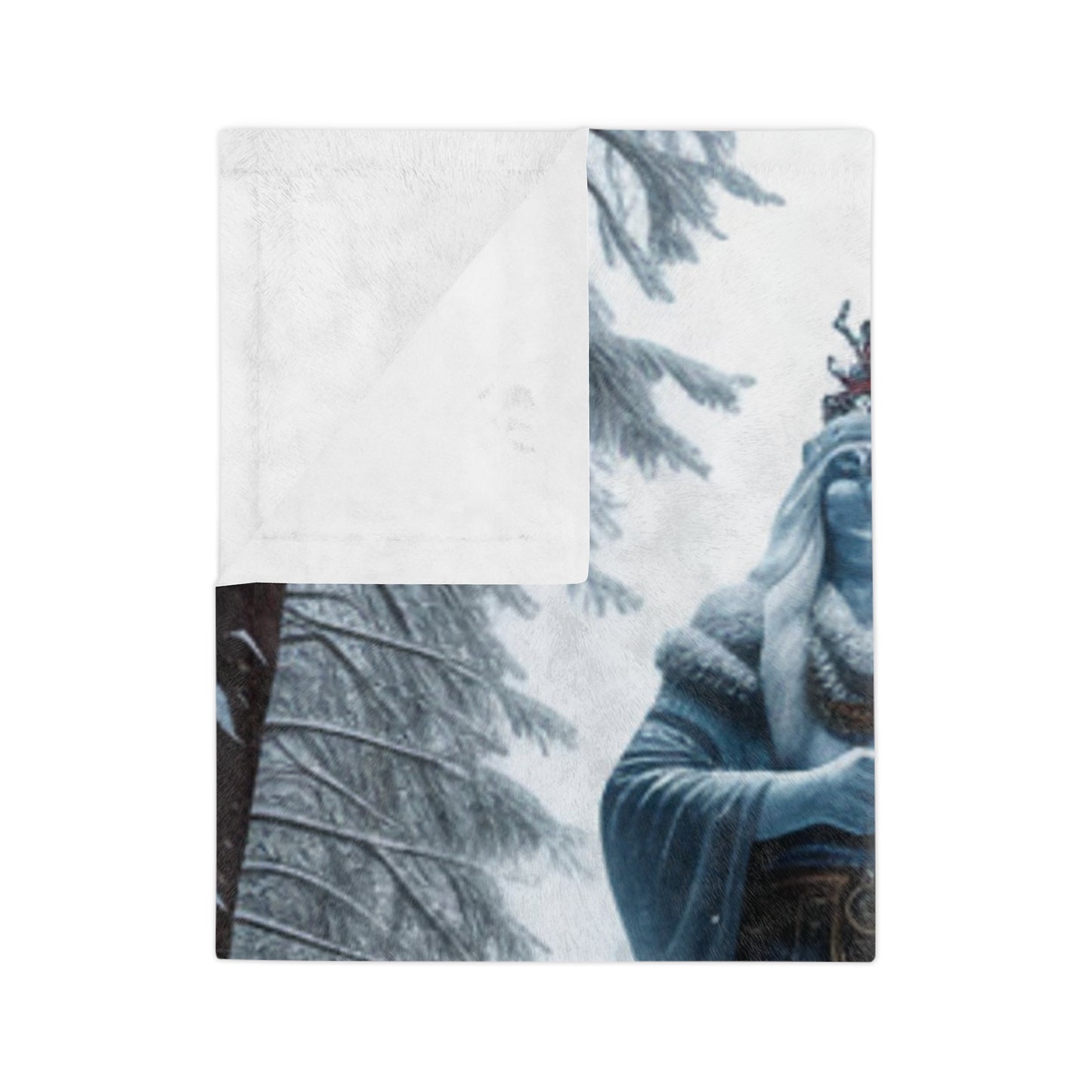 Holly God and Goddess Yule Blanket