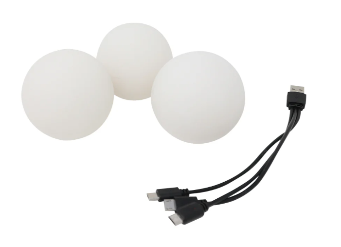 Zeekio LED Light Up Juggling Balls with Charging Cord ( Set of 3)